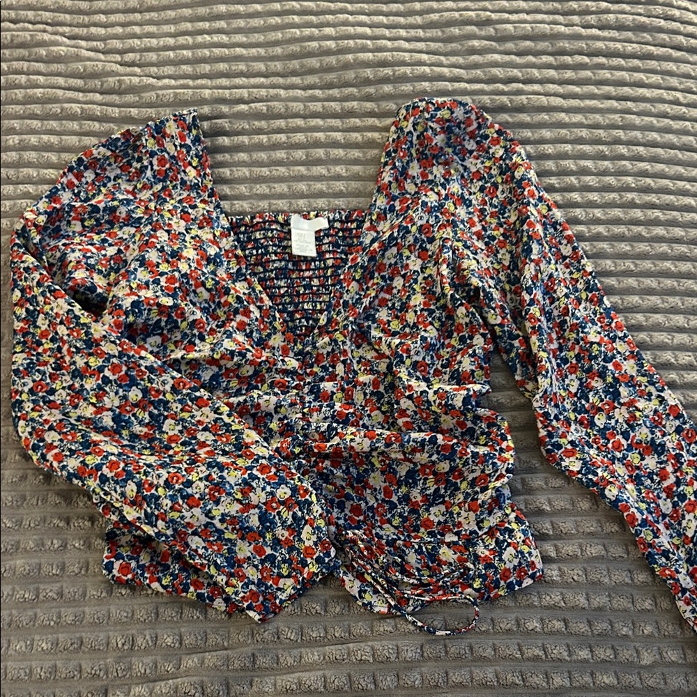 H&M Multicolor Floral Blouse